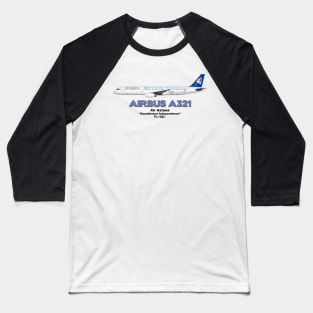 Airbus A321 - Air Astana "Kazahkstan Independence" Baseball T-Shirt